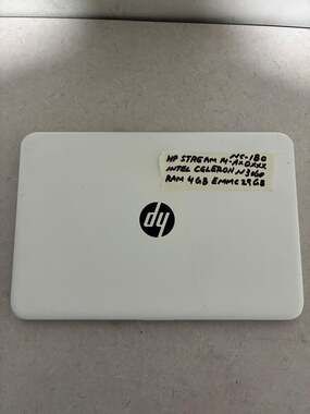 HP Stream 14-ax0xxx Intel Celeron N3060 4GB RAM 29GB eMMC White